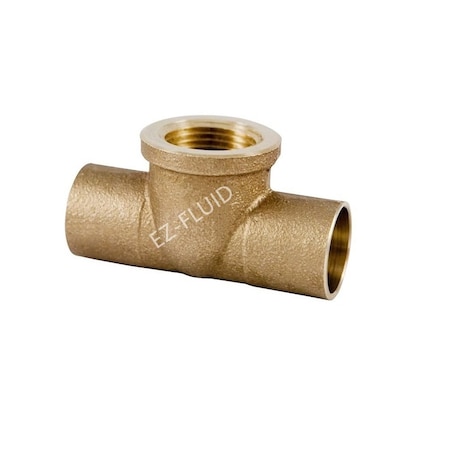 Ez-Fluid 3/4 CxCXFIP BRASS TEE EZCT342
